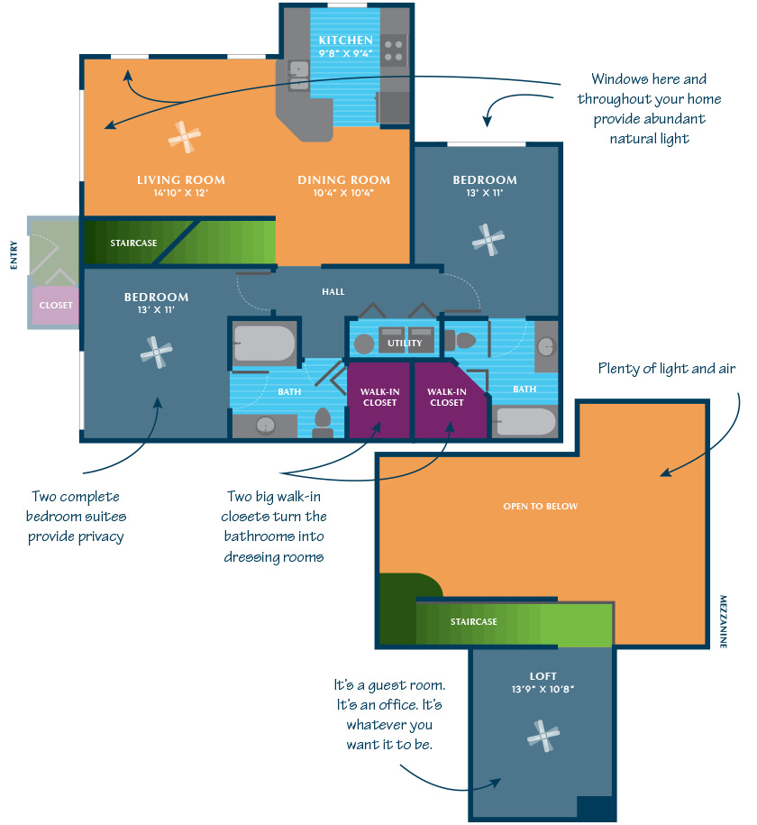 Poplar Apartment Floorplan